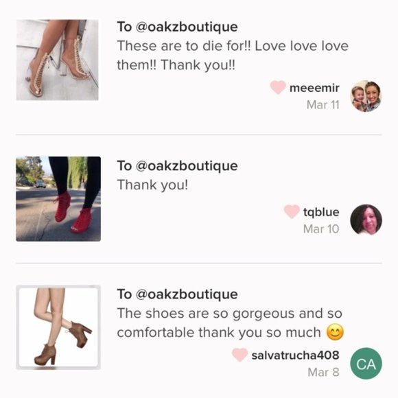 Tan and clear Lace-Up Boots - Picture 8 of 8